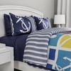 Hastings Home Hastings Home Nautical Quilt and Sham Set, Twin XL 463007ZOI